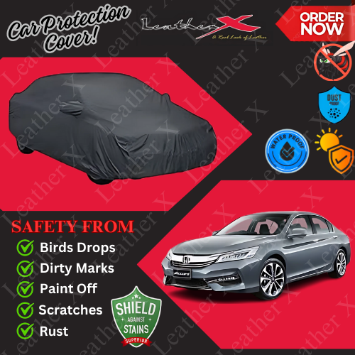 Honda Accord Car Japanese's Topcover Black Coated 100% Dust & Water Proof