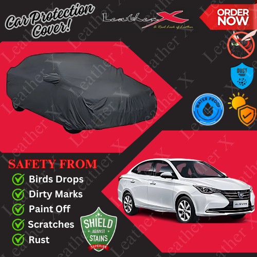 Alsvin Car Japanese's Topcover Black Coated 100% Dust & Water Proof