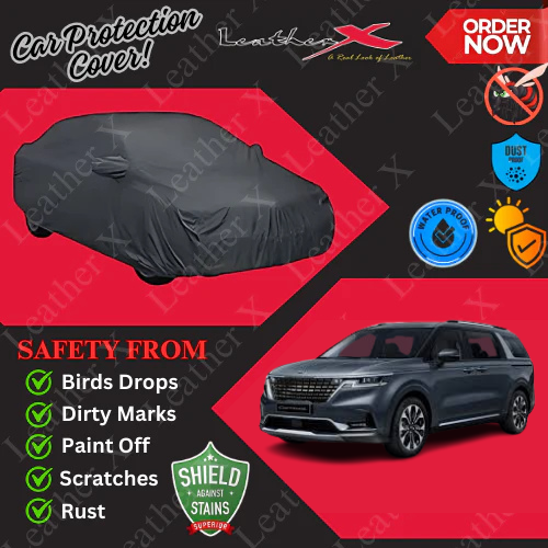 Kia Carnival Car Japanese's Topcover Black Coated 100% Dust & Water Proof