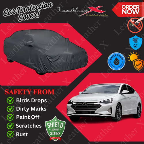 Elantra Car Japanese's Topcover Black Coated 100% Dust & Water Proof