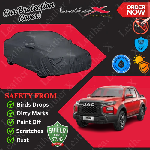 JAC T9 Car Japanese's Topcover Black Coated 100% Dust & Water Proof