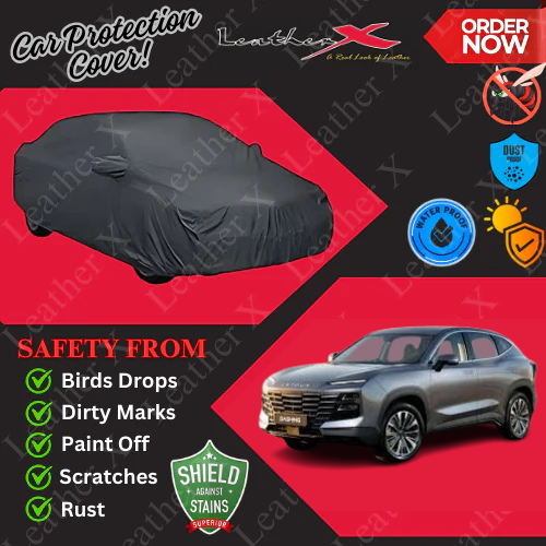 JETOUR Dashing Car Japanese's Topcover Black Coated 100% Dust & Water Proof