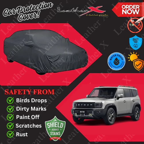 JETOUR T1 Car Japanese's Topcover Black Coated 100% Dust & Water Proof