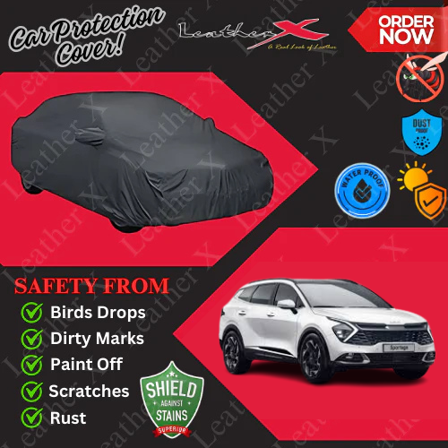 SPORTAGE New 5TH GEN Car Japanese's Topcover Black Coated 100% Dust & Water Proof