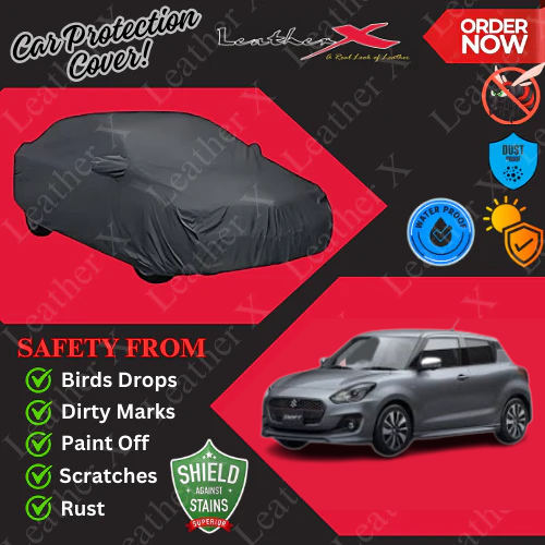 Suzuki Swift New Japanese's Topcover Black Coated 100% Dust & Water Proof