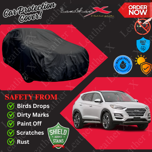 Tucson Car Japanese's Topcover Black Coated 100% Dust & Water Proof