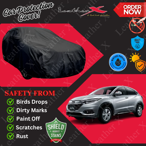 Vezel Car Japanese's Topcover Black Coated 100% Dust & Water Proof