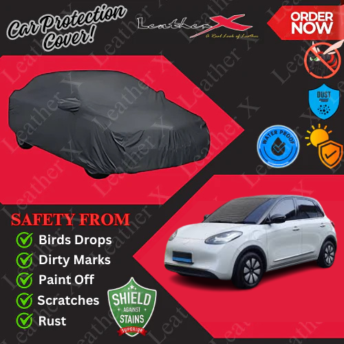 Wuling Binguo EV Japanese's Topcover Black Coated 100% Dust & Water Proof