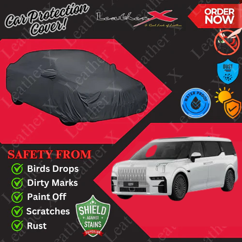 ZEEKR 009 EV Car Japanese's Topcover Black Coated 100% Dust & Water Proof
