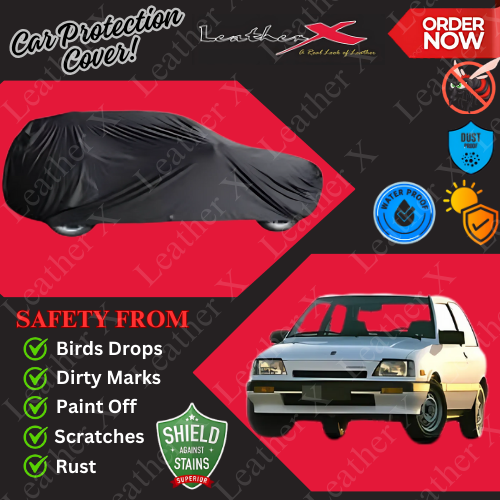 Khyber Car Japanese's Topcover Black Coated 100% Dust & Water Proof