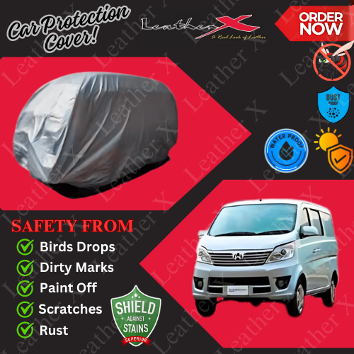 Changan Karvan Car Japanese's Topcover Black Coated 100% Dust & Water Proof