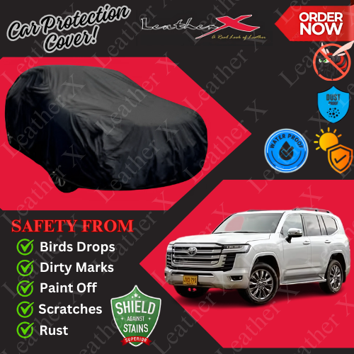 Land Cruiser Car Japanese's Topcover Black Coated 100% Dust & Water Proof