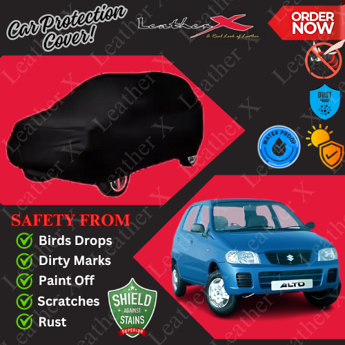 Old Alto Car Japanese's Topcover Black Coated 100% Dust & Water Proof